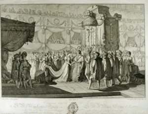 Marital Prints: France. Marriage of Napoleon and Marie Louise
