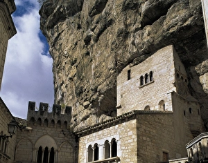 French Man Gallery: FRANCE. MIDI-PYRɎɅS. LOT. Rocamadour. Sanctuary