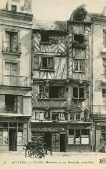Levels Prints: France, Nantes - Old Houses