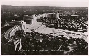 Chaillot Prints: France - Paris - Architects model for Palais de Chaillot