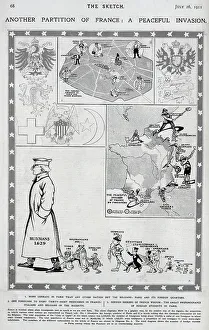 Statistics Prints: France and Paris, A Peaceful Invasion