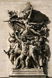 Personified Gallery: France. Paris. Triumphal Arch. Depart of 1792. La Marseillai