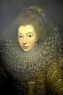 French Man Gallery: FRANCE. Pau. Castle. Portrait of Catherine of