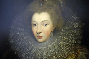 Aquitaine Gallery: FRANCE. Pau. Castle. Portrait of Catherine of