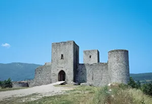 France. Puivert Castle. 13th century