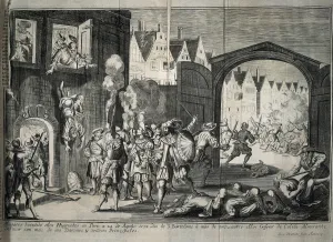 Massacre Prints: France. Saint Bartholomews Day massacre in Paris