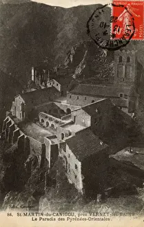 Bains Prints: France - St Martin-du-Canigou near Vernet-les-Bains
