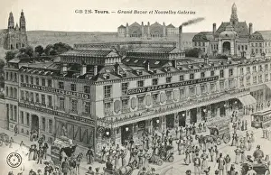 Galeries Prints: France - Tours - Grand Bazar and New Galleries