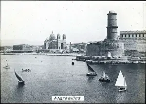 France - The Town & Harbour, Marseilles