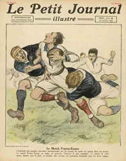 Pair Collection: France V Scotland Rugby