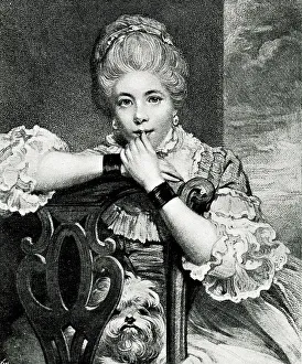 Character Prints: Frances Abington, English actress, as Miss Prue