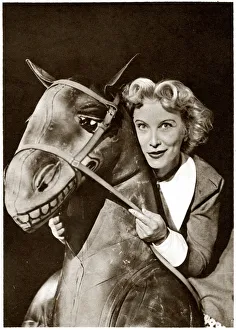 Images Dated 21st November 2019: Frances Day in The Fleets Lit Up at the London Hippodrome