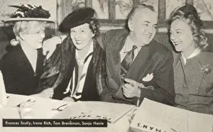 Californian Prints: Frances Scully, Irene Rich, Tom Breneman, Sonja Henie