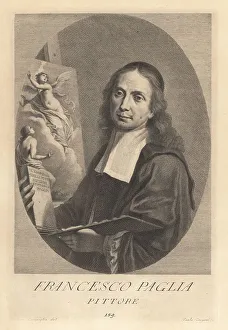Birthplace Prints: Francesco Paglia, Italian painter, 1636-1713