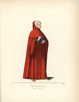 Francesco Petrarca or Petrarch, Italian poet, 1304-1374