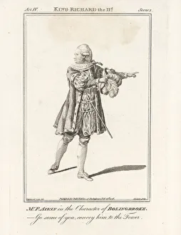 1776 Prints: Francis Aickin as Bolingbroke in Richard II