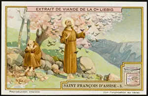 1182 Prints: FRANCIS ASSISI / LIEBIG