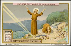 Stigmata Prints: Francis Assisi / Liebig