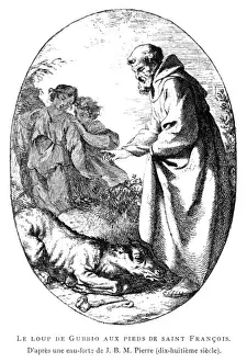 1182 Prints: Francis of Assisi & Wolf