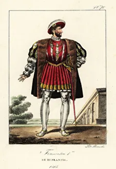 Fur Lined Prints: Francis I, King of France, 1515