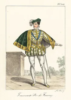 Slashed Breeches Prints: Francis II, King of France from 1559 to 1560