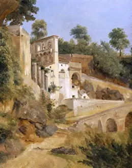 Rugged Prints: Franciscan Monastery at Subiaco, by Boisselier