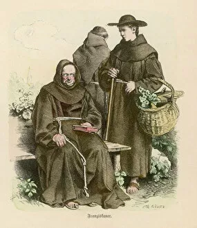 Images Dated 3rd October 2007: Franciscan Monks