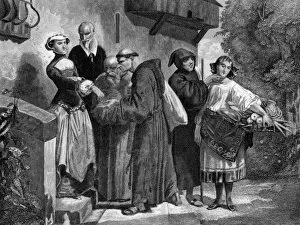 1528 Gallery: Franciscan monks begging