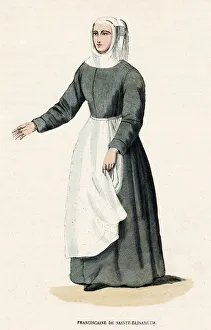 Images Dated 8th November 2019: FRANCISCAN NUN