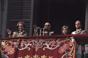 Sophia Prints: Francisco Franco during his last public apparition from