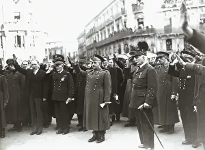 Philippe Prints: Francisco Franco visits Philippe P鴡in in Montpellier