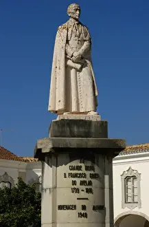 Center Prints: Francisco Gomes do Avelar (1739-1812). Statue. Faro. Portuga