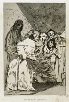 1797 Prints: Francisco Goya (1746-1828). Caprices. Plaque 58. Swalow it