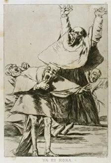 Francisco Goya (1746-1828). Caprices. Plaque 80. It is time