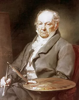 Prado Collection: Francisco de Goya portrait by Vicente Lopez