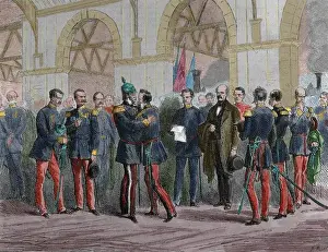 Americana Prints: Franco-Prussian War. 1870-1871. King William I of Prussia re