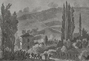 Francia Prints: Franco-Prussian War (1870-1871). Battle of Chatillon