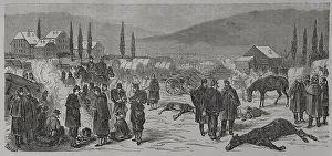 Francia Prints: Franco-Prussian War (1870-1871). French camp in