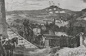 Mont Prints: Franco-Prussian War (1870-1871). Siege of Paris