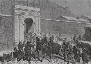 Mont Prints: Franco-Prussian War (1870-1871). Siege of Paris