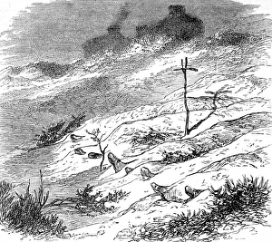 Images Dated 13th July 2004: Franco-Prussian War. Grave of five French Soldiers at Petit