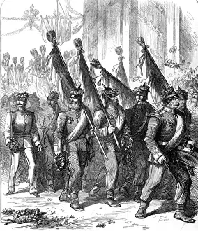 Victorious Prints: Franco-Prussian War. The Military Trumph at Berlin: Captured