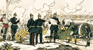 Etching Gallery: Franco-Prussian War. Siege of Paris