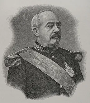 Franco Prussian Prints: Francois Achille Bazaine (1811-1888). Marshal
