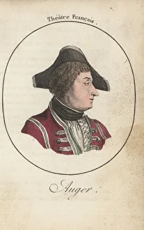 Fame Prints: Francois Augé or Auger, French actor