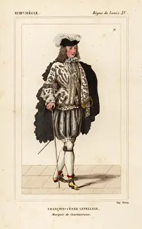 Francois-Cesar Letellier, Marquis de Courtanvaux