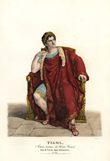 Francois Joseph Talma as Nero in Britannicus, 1817 Francois Joseph Talma as Nero in Britannicus, 1817