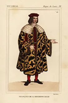 Pourpoint Prints: Francois de la Rochefoucauld, chamberlain