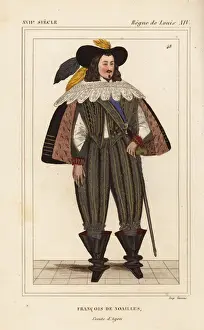 Noailles Prints: Francois de Noailles, Comte d Agen, musketeer