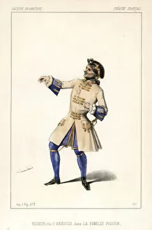 Regnier Gallery: Francois Regnier as Arnould in La Famille Poisson, 1845
